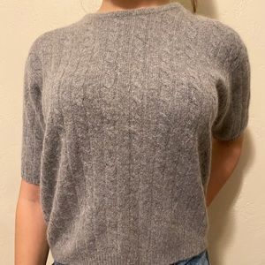 BEAUTIFUL ANGORA LAMBSWOOL KNITTED SHIRT